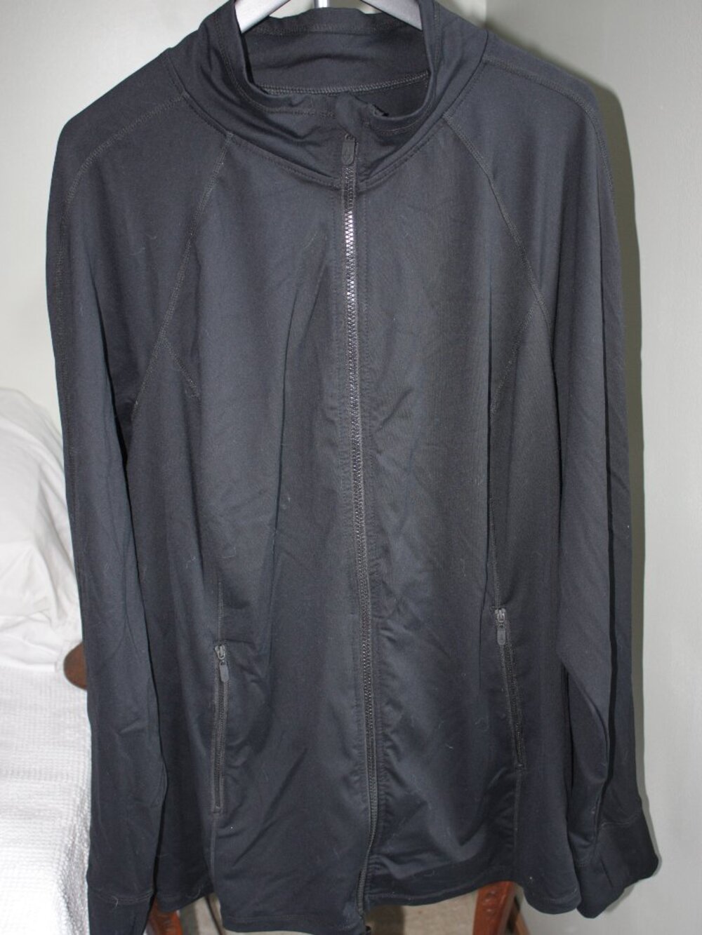 Torrid Active Black Zip Front High Neck Pocket Athletic Jacket Size 4 / 4X
